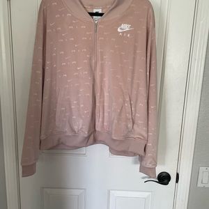 NWOT Nike velour sweatsuit jacket size 2X